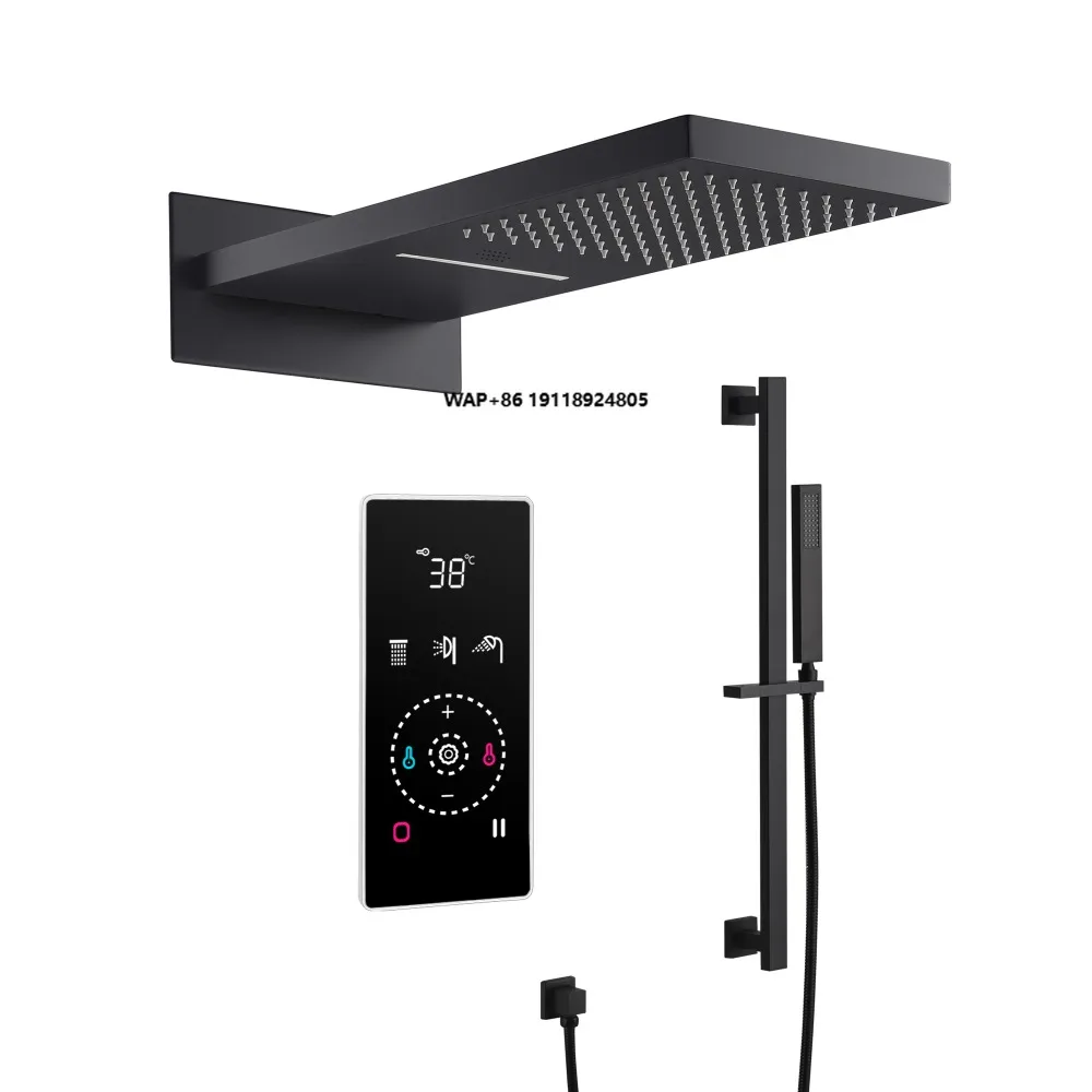 

Modern Technology Smart Shower Bathroom Multiple Color Options Smart Steam Shower With Music Control