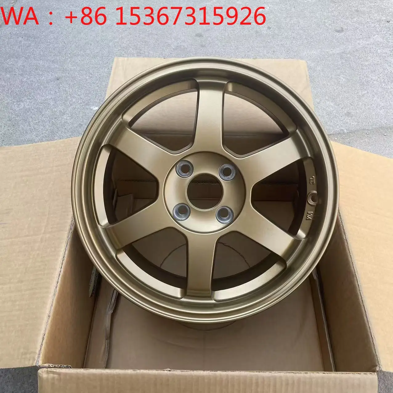 15 Inch Elegant Flow Form Aluminum Alloy Passenger Car Wheels 4x100 35mm ET 100mm PCD Universal Modified Rims