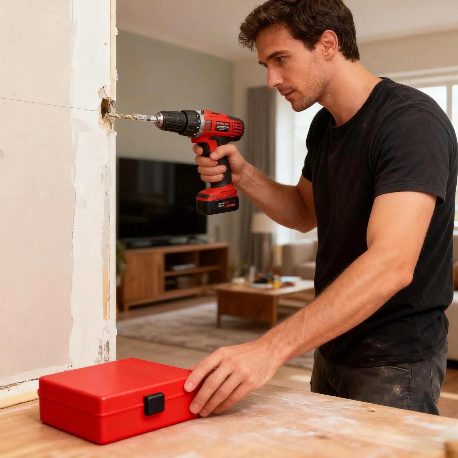 Combination Drill Tap Bit Set 13 Pieces Titanium Power Tool Accessories Metric Tap Drill Bit Set for Deburring Countersinking