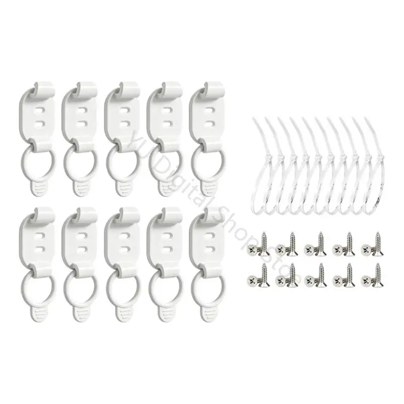 96BA Adhesive Wire Guides Organizers for Bedside Charging and Office Desk Areas