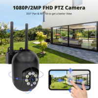 Ease Life APP 5GBlack Upgraded Version Surveillance Camera Color Night Vision Motion Tracking Indoor Outdoor Security Y108-Black