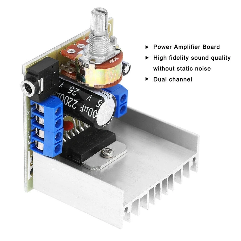 TDA7297 Amplifier Board Two-Channel Stereo Audio Power Audio Amplifier Board