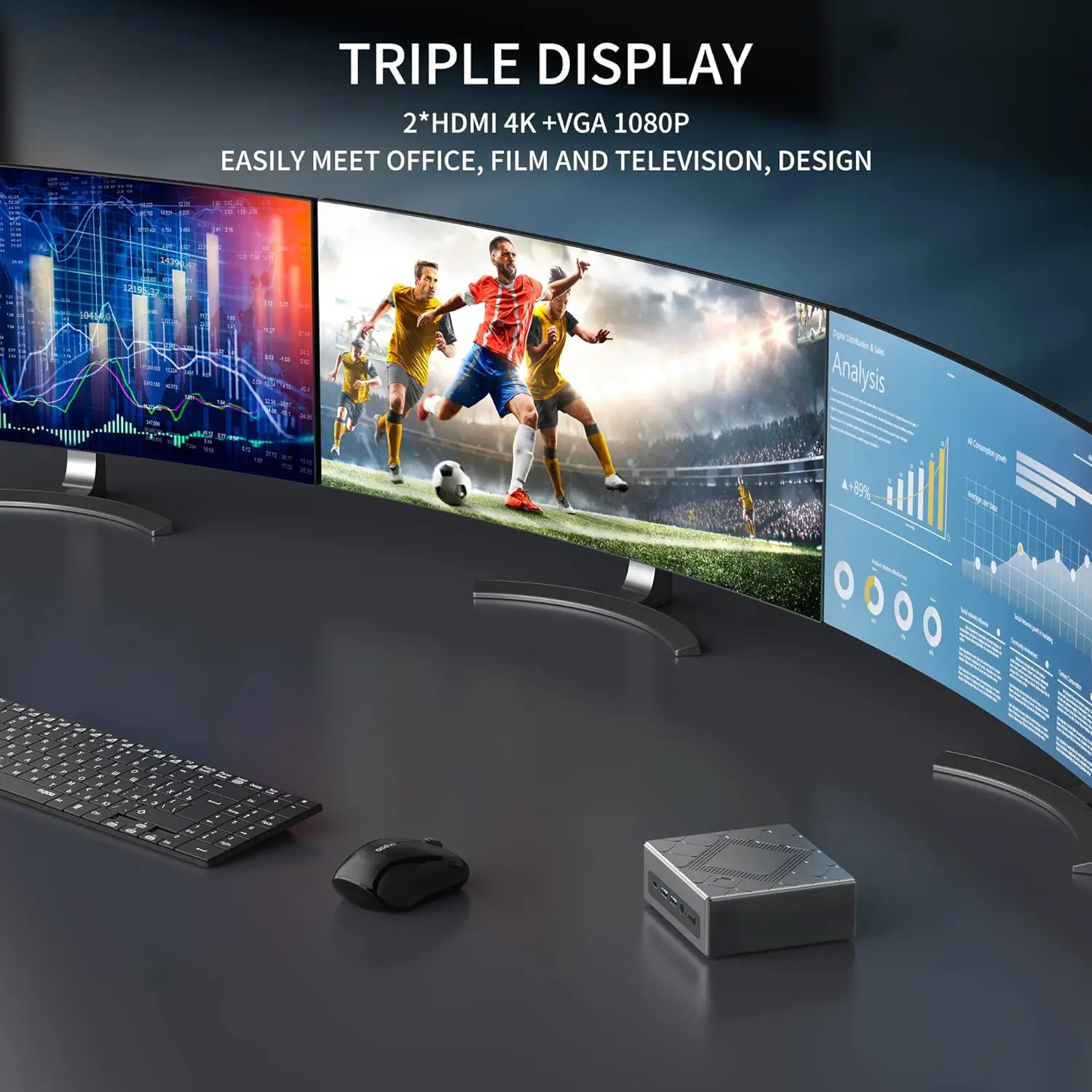 Soyeer MINI PC Gamer 12th Generation I7 1280P 1265U I5 12450H 1235U I3 1215U DDR4 MAX 64GB WIFI 6 8 Core كمبيوتر صغير