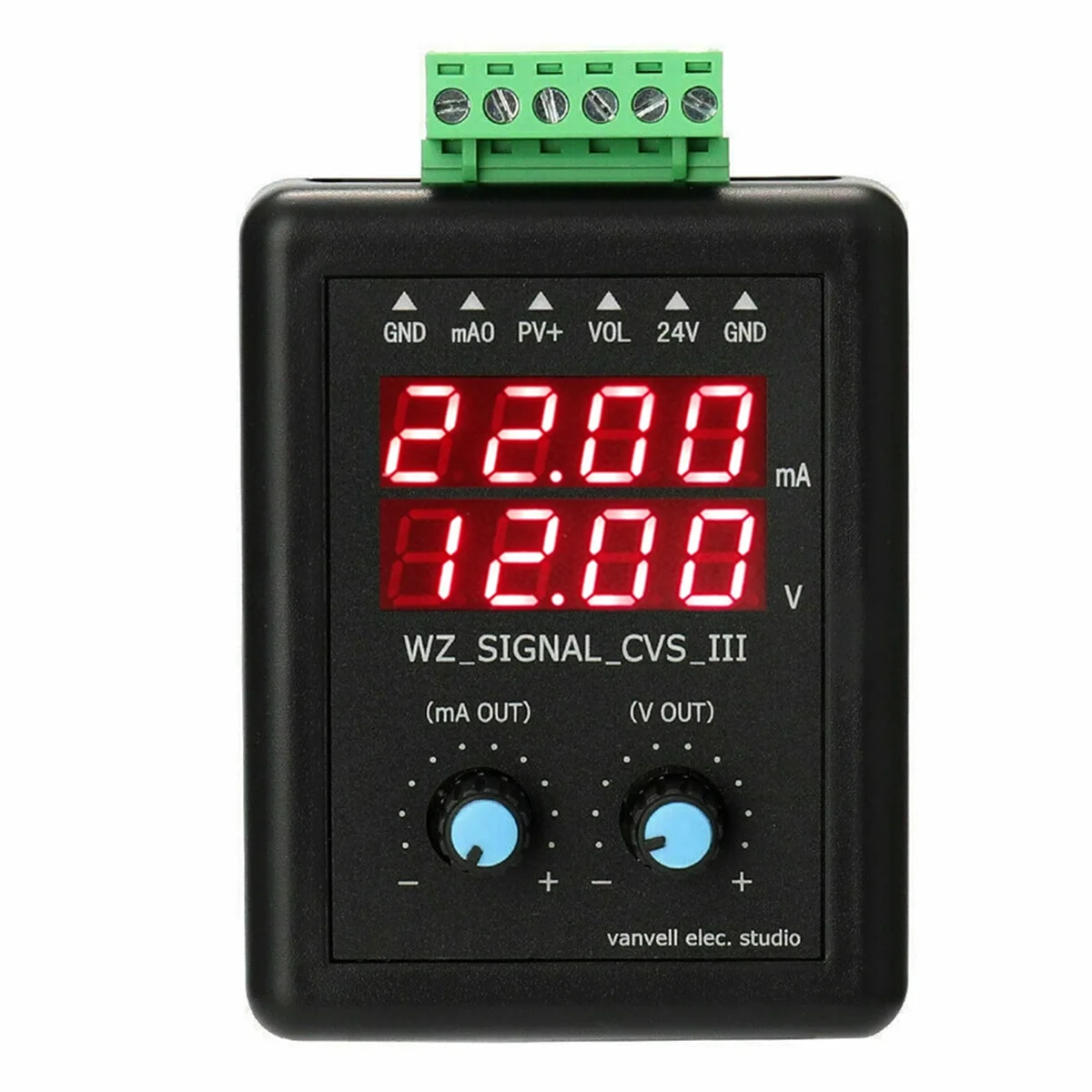 Adjustable 4-20Ma Signal Generator 24V Current Voltage Transmitter Calibrator 0-10V Constant Current Source