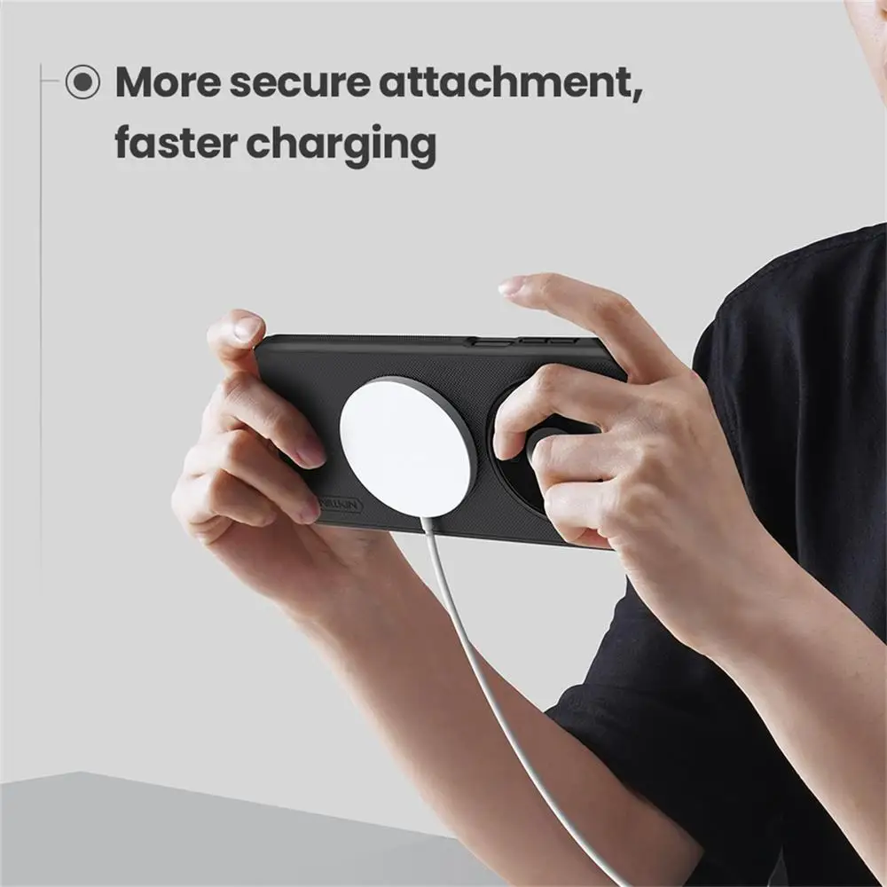 Nillkin Etui MagSafe Frosted Shield do Huawei Mate 80 Pro / 80 Pro Max, Magnetyczne Etui Ochronne, Odporne na Wstrząsy, Tylna Obudowa do Huawei Mate80 — zdjęcie produktu 5