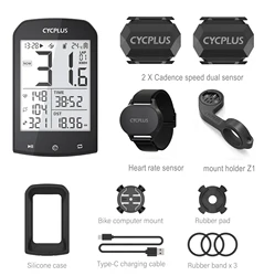 CYCPLUS M1 Bike Accessories GPS Bicycle Computer Cycling Speedometer BLE 5.0 ANT+ Cycle Ciclismo Kilometer Counter for Bicycle
