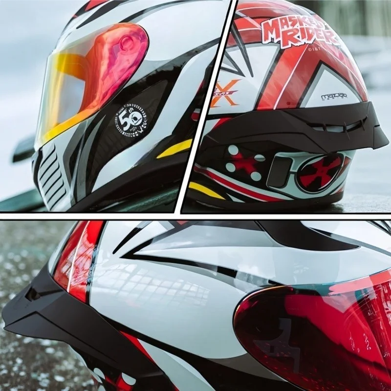 Winter Warm Motorcycle Helmet Full Face Racing Motorcycle Helmet with Double Sunshades for Men and Women Flip Motorcycle Helmet