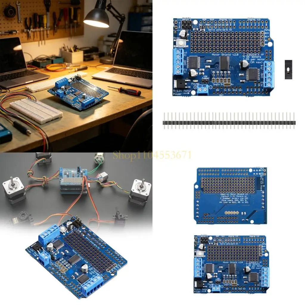 Best Seller Strong Motor Driver Expansion Board With PWM For Development Projects