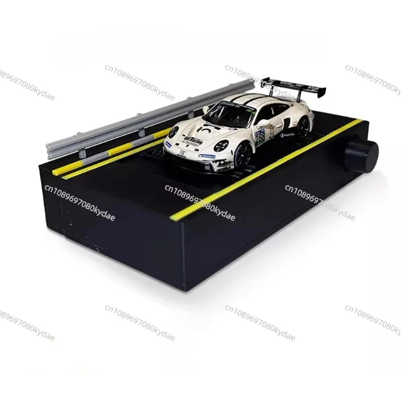 Dynamometer Model with Type-C Interface – Adjustable Speed & Wheelbase Desktop Race Track Accessory for 1/64 Scale Car Models