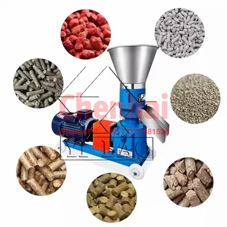 

Animal-feed-pellet-machine Poultry Sheep Chicken 500 kg Feed Processing Machines