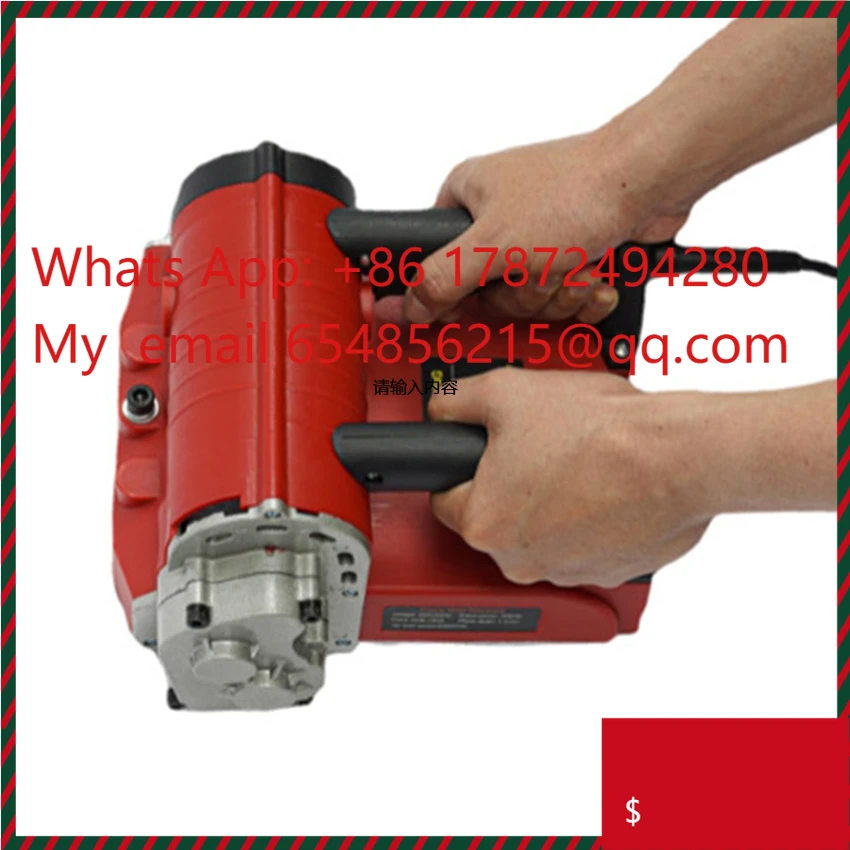 BQJ-001 220V Electric Wall Planer Shoveling And Grinding Machine Self-priming Dust-free Shovel Wall Machine + Vacuum Cleaner