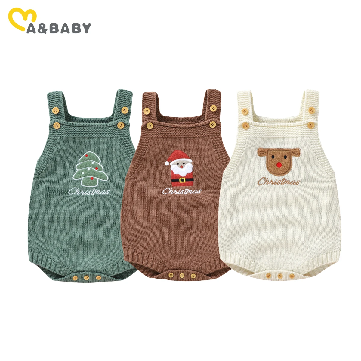 Christmas Baby Boy Romper 6