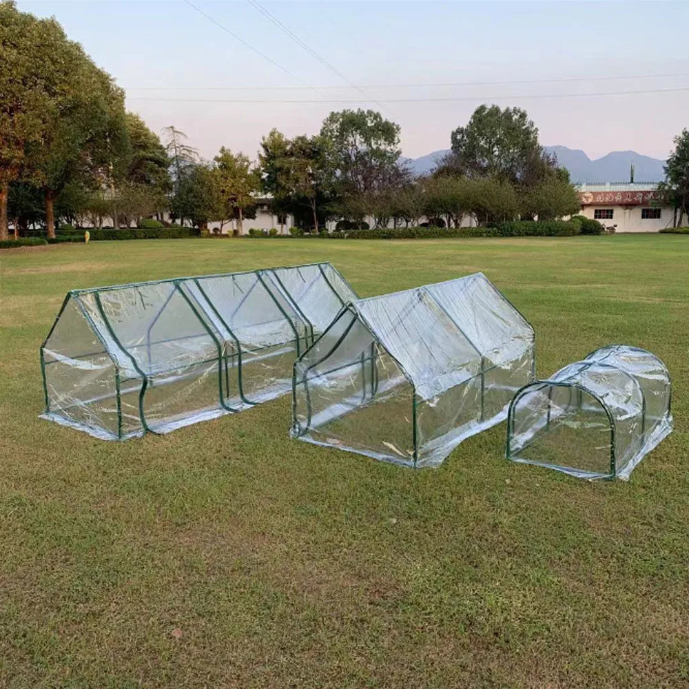 Portable Mini Greenhouse for Garden, Green House Frame with Cover, Outdoor Garden Warehouse, Fit for Planter or Garden Bed