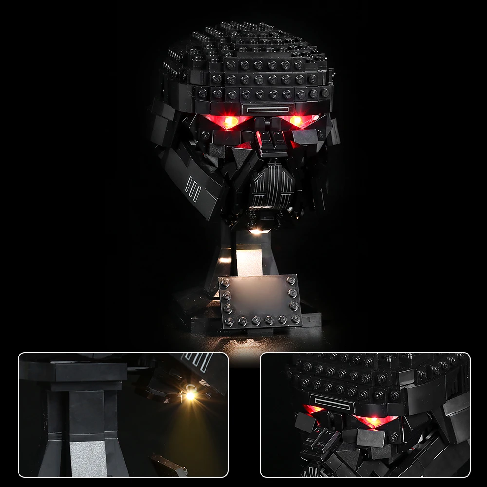 

Vonado LED Lighting Set for 75343 Helmet Collectible Bricks Light Kit, Not Included Building Model