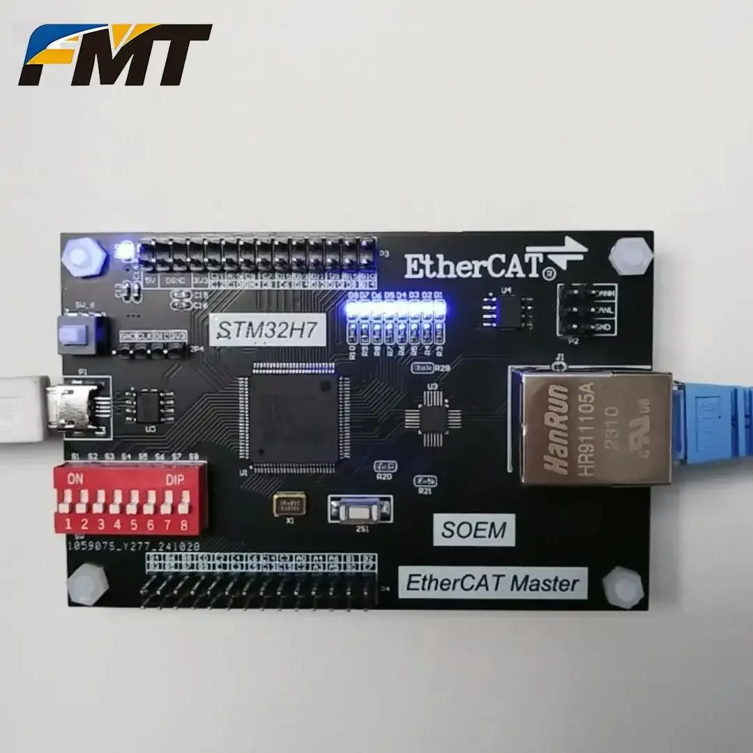 FMT .SOEM EtherCAT Master Station STM32H743 Supports LAN9252 AX58100 ET1100 and Other Slave Stations