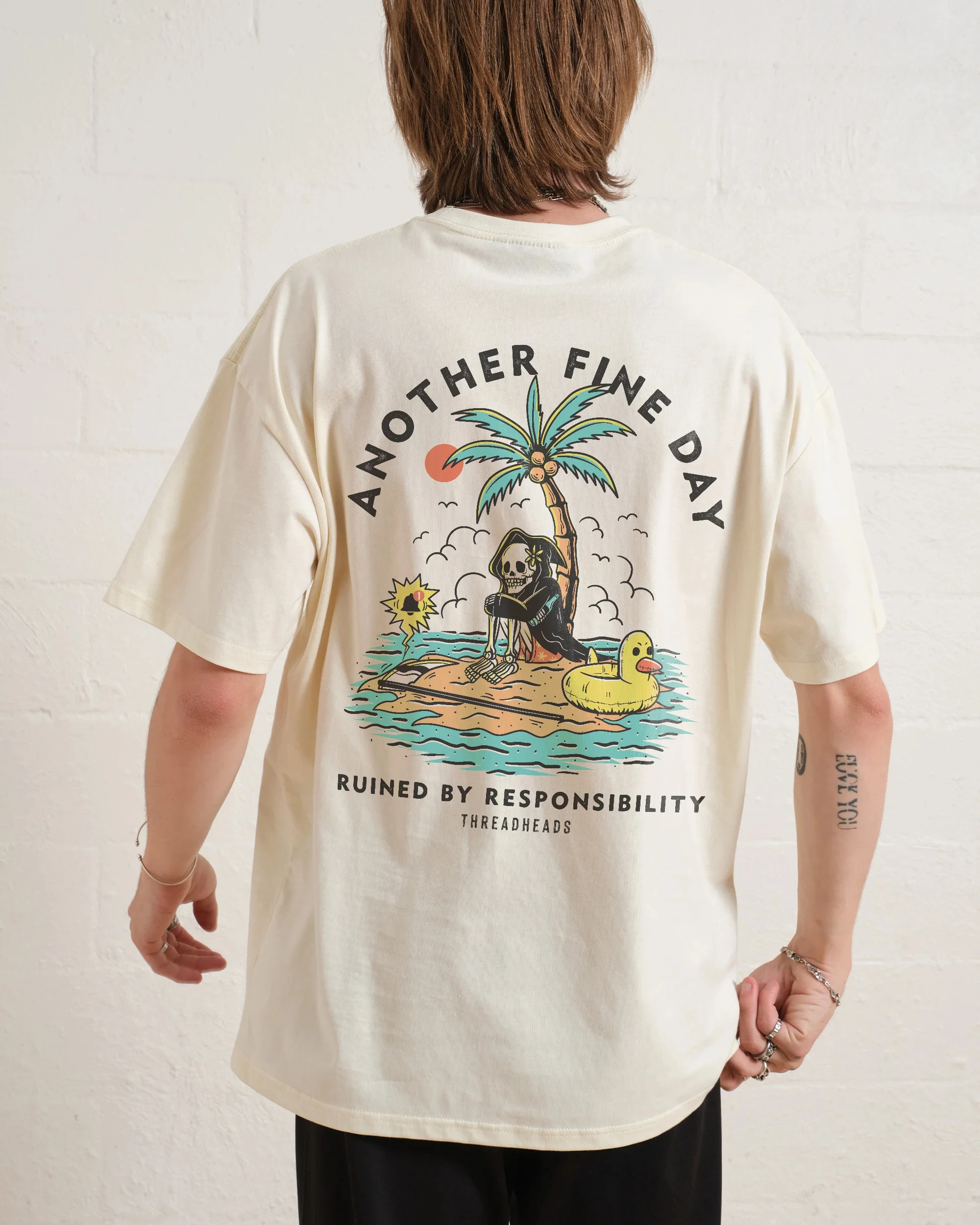 Another Fine Day Classic Summer Surfing Trend Casual T-Shirt Men's and Women's Luxury Brand Top