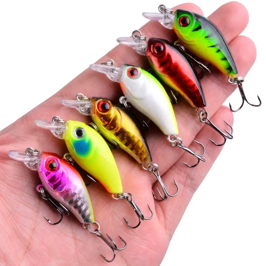 3.5g 4.5cm Mini Crankbaits Fishing sinking Wobbler For Pike/Trolling Rattling Baits Set Perch Fishing Lure Set Artificial Hard