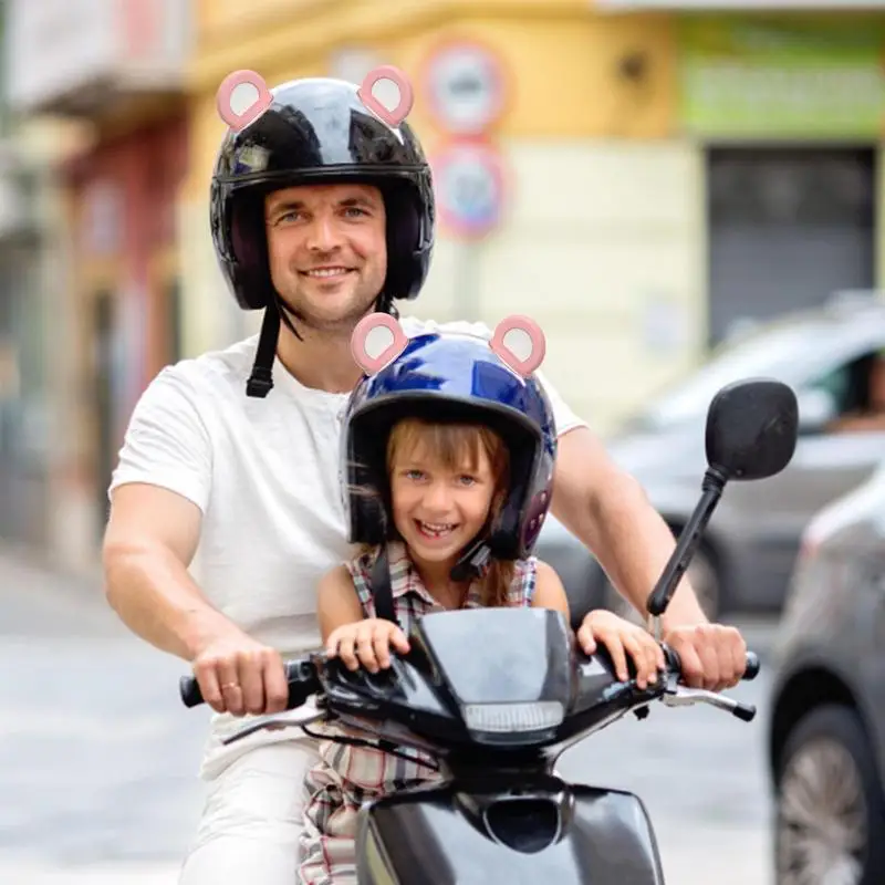 Cascos de esquí con orejas de dibujos animados para niños, cascos de esquí, accesorios para aventuras de esquí y ciclismo al aire libre