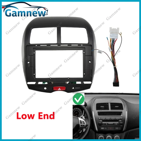 10-дюймовый автомобильный радиоприемник Canbus Box для Mitsubishi ASX RVR 2010-2016, рамка Android 2Din MP5-плеер, стереопанель