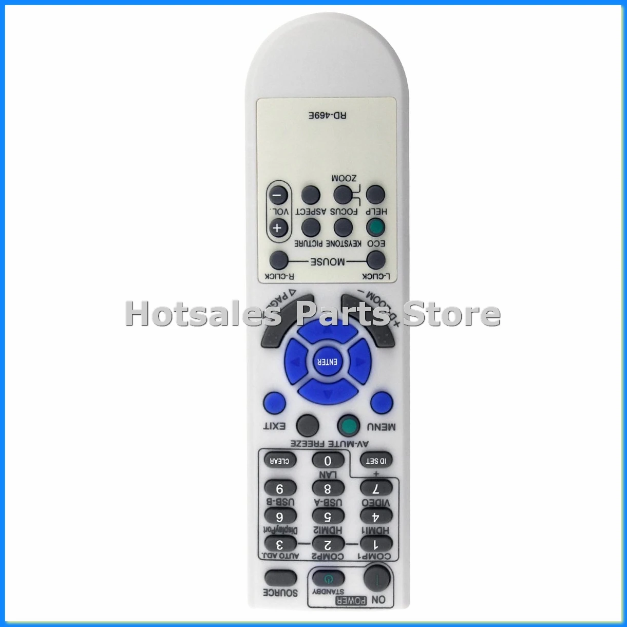 RD-469E Replace Remote for Projector VE303X VE303 V302X V332W V302H NP-V332W NP-UM361X NP-V302X NP-UM351W NP-V302W-FS
