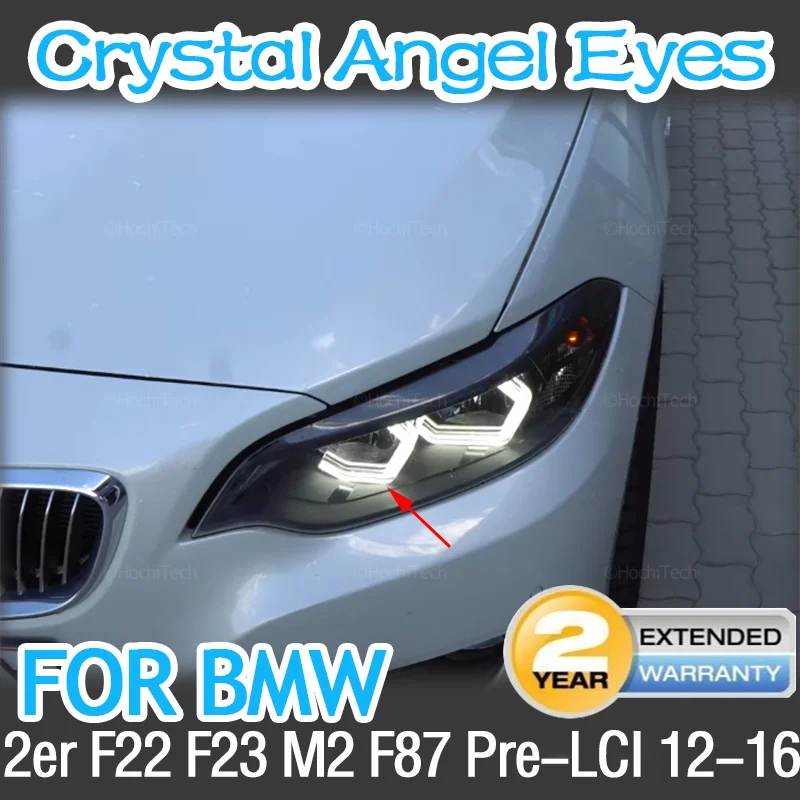 

LED Angel Eyes M4 Style DTM DRL For BMW 2 series F22 F23 F87 M2 pre facelift 2012 2013 2014 2015 2016 Accessories