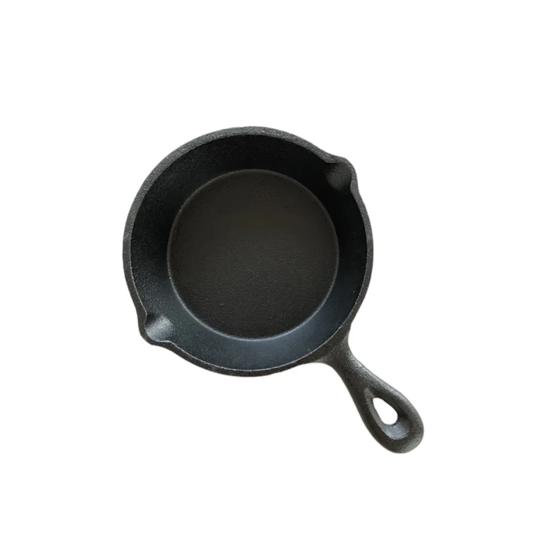 Mini Cast Iron Frying Pan, Uncoated Induction Cooker, Induction Cooker Gas Universal, 10cm