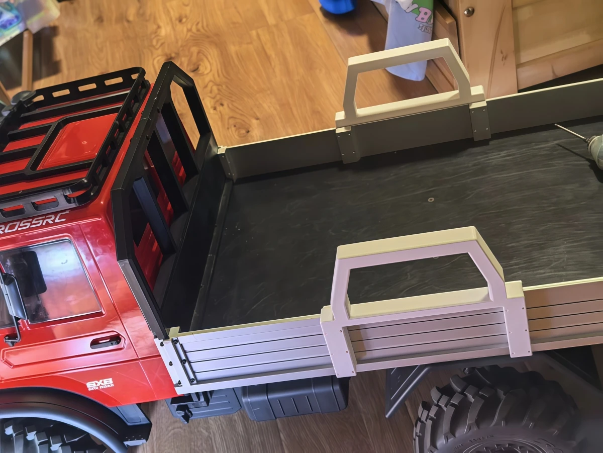 3D‑Printed Rear‑Bed‑Grab‑Handle Set For CROSSRC EMO‑XXL Thunder‑Dragon 6X6 1/6 RC Truck Bed‑Side‑Handle Upgrade‑Parts