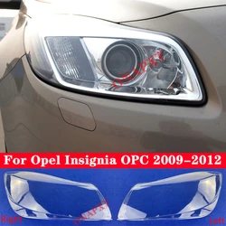 Car Front Headlight Cover For Buick Opel Insignia OPC 2009-2012 Light Caps Transparent Lampshade Glass Lens Shell