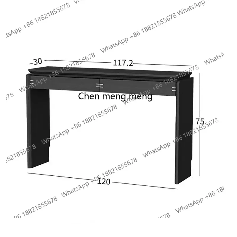 طاولات وحدة تحكم بسيطة وفريدة من نوعها على الطراز القوطي الشمالي بتصميم لطيف طاولة زاوية رائعة وحديثة أثاث غرفة المعيشة #3
