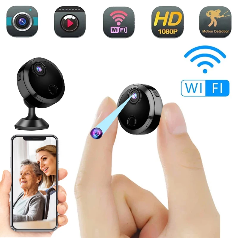 WiFi Mini Kamera 1080p HD Nacht Version Stimme Video Sicherheit Wireless Micro Camcorder Überwachung Net Cam Smart Home Recorder