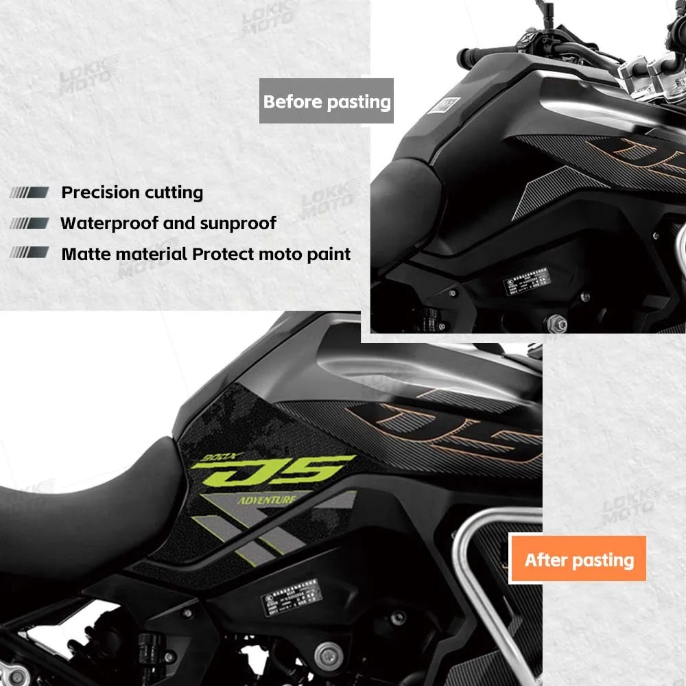 Motorcycle Protection Accessories Frosted Decal Motocross Side Tank Pad Sticker For Valico DS 900 X DSX900 VOGE 900DSX 900X 2024