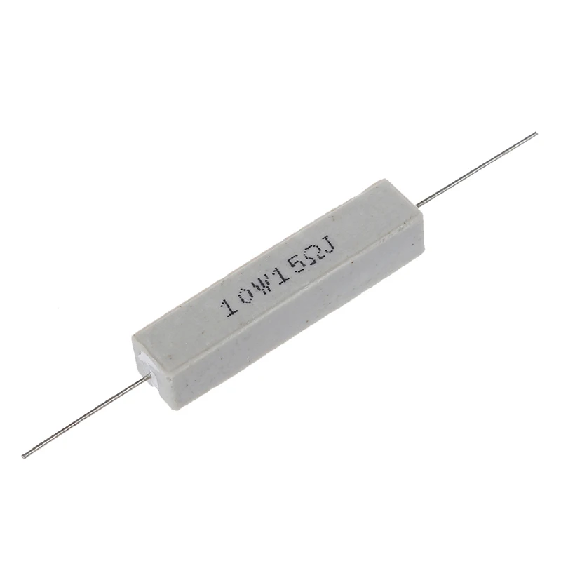 

5 Pcs 10W Watt 15 Ohm 5% Wirewound Ceramic Cement Resistor