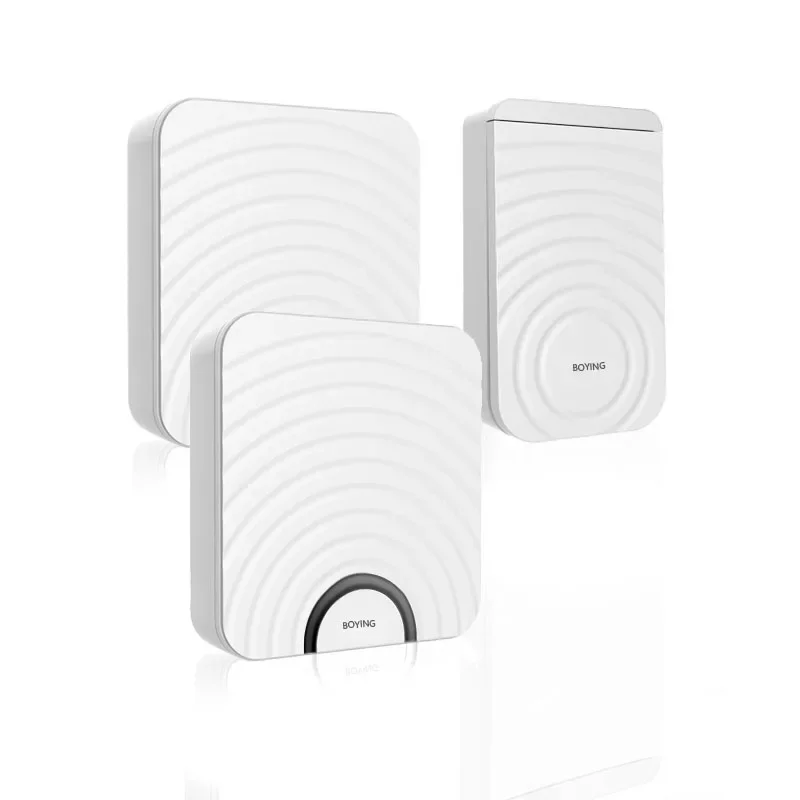 Wifi Doorbell Alarm System Intelligent Wireless Doorbell Strobe Tuyasmart App 58 Sound Compatible 433MHz Wireless Detectors