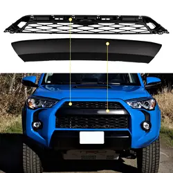 Fits 2014-2019 Toyota 4Runner TRD PRO Front Bumper Upper Grille Set Intake Grille Cover Automotive Modification Parts