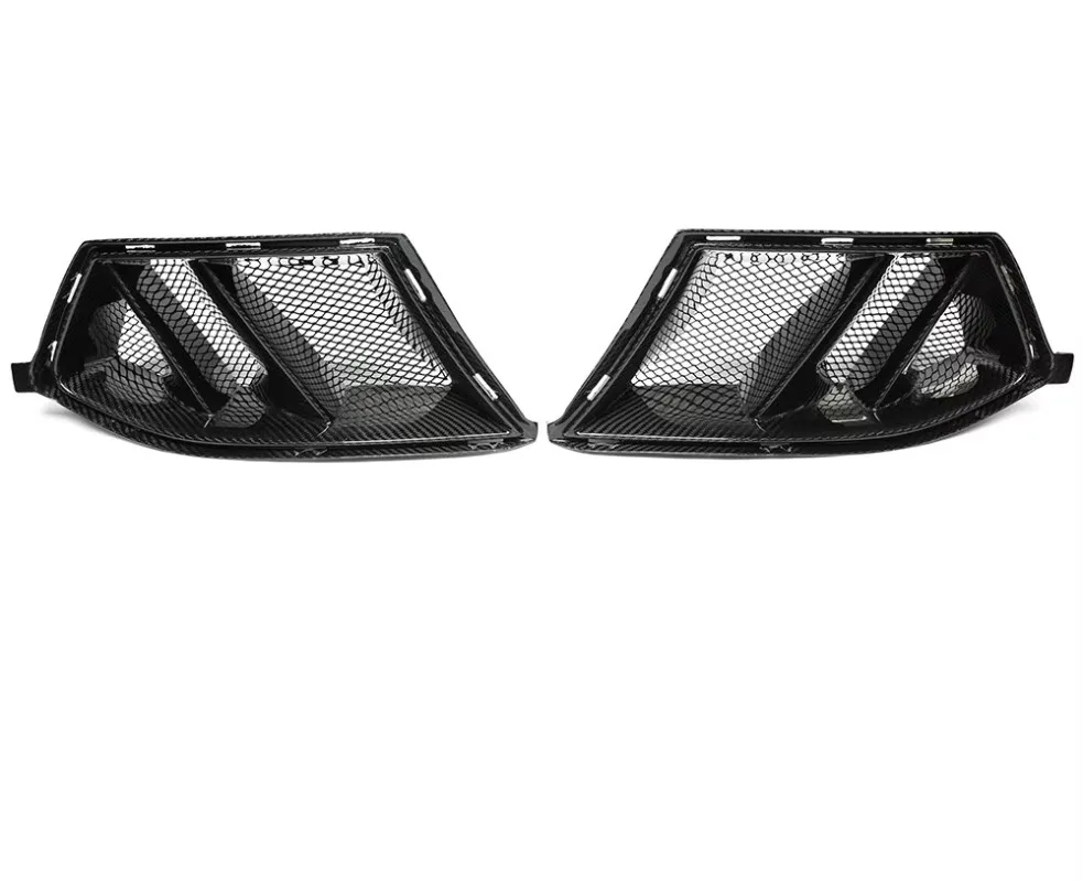For BMW M3 G80 Dry Carbon Fiber Front Bumper Air Vents W/h Mesh G82 G83 M4 Real Carbon Air Ducts Automotive Part MP Style