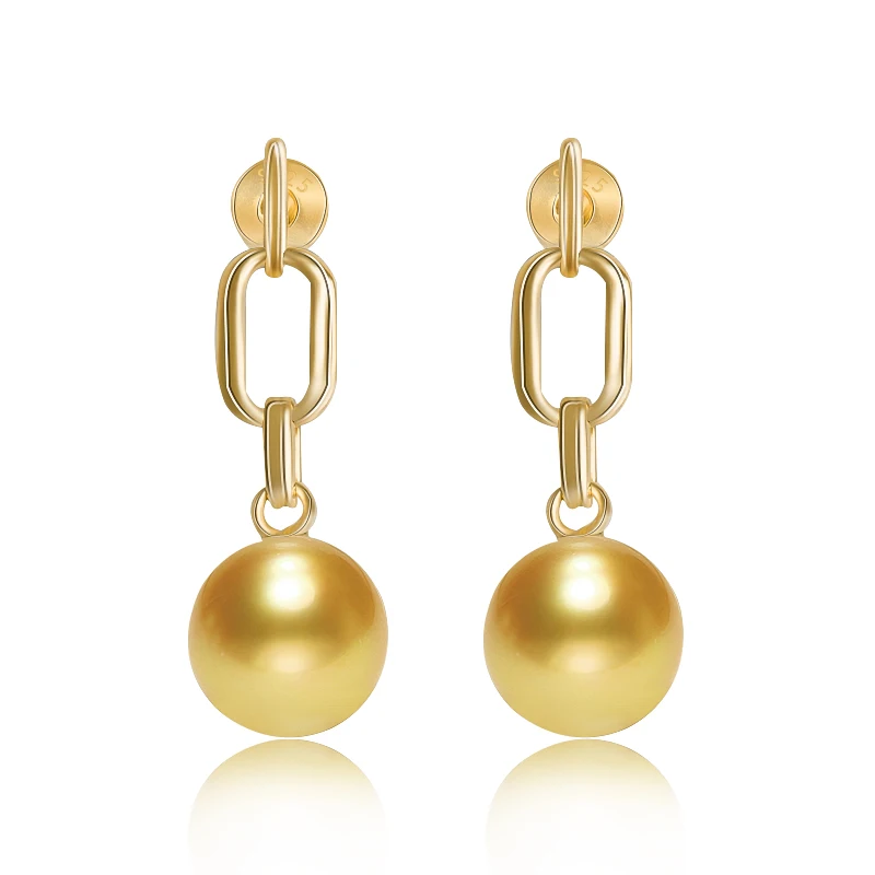  ﻿ ﻿ YYSuniee Solid 925 Sterling Silver Bead Drop Earrings, Sterling Silver 18K Gold Plated Dangle Earrings for Women