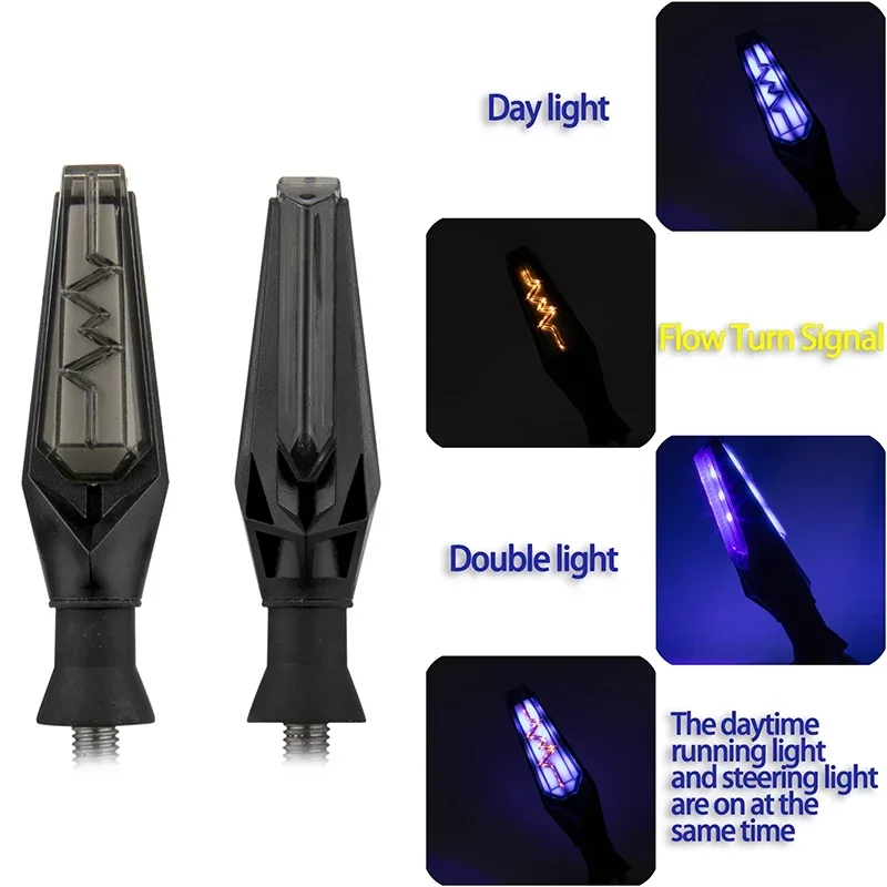 

Motorcycle Flasher Turn Signals LED Light Flashing Flowing Indicators Lamp Built Relay 12V Motorbike Moto Accessories Universal