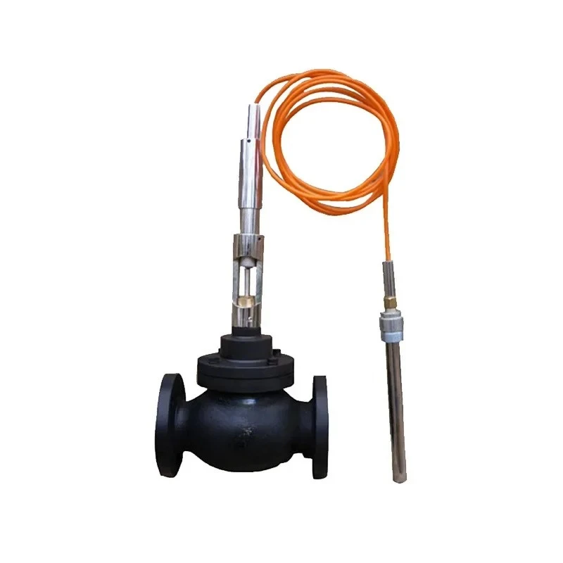 Automatic steam temperature regulating valve