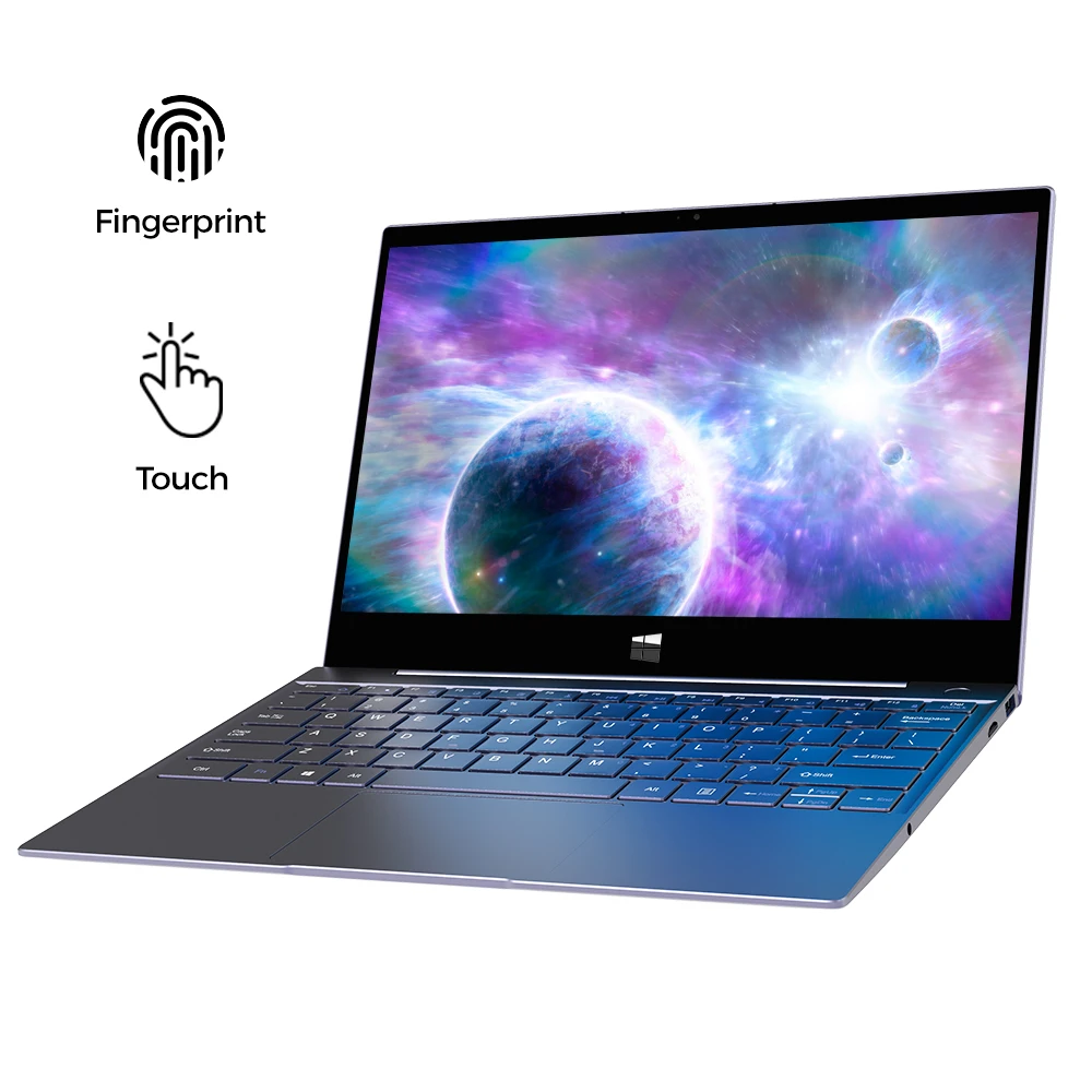 XIDU Laptop layar sentuh Tour Pro 12.5 inci, Keyboard ultra-layar sentuh, layar full view 2.5K, putar 180 derajat, Intel Celeron 3867U