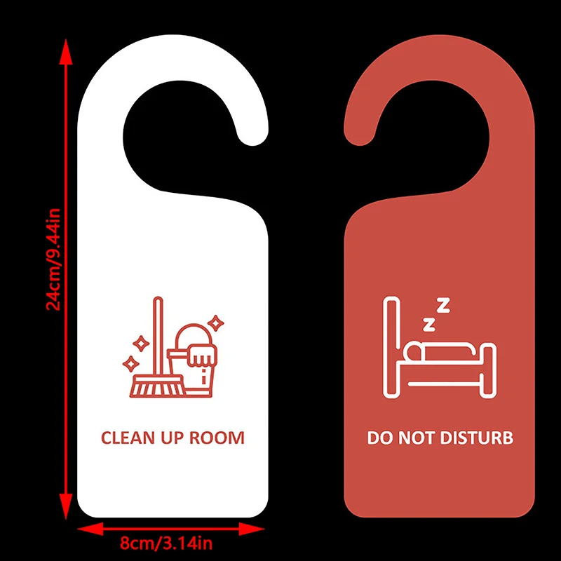 Do Not Disturb Door Sign Hanging Sign Shop Pendant Room Cleaning Double-sided Door Tags For Club Cafe Hotel Home Decorations 1PC