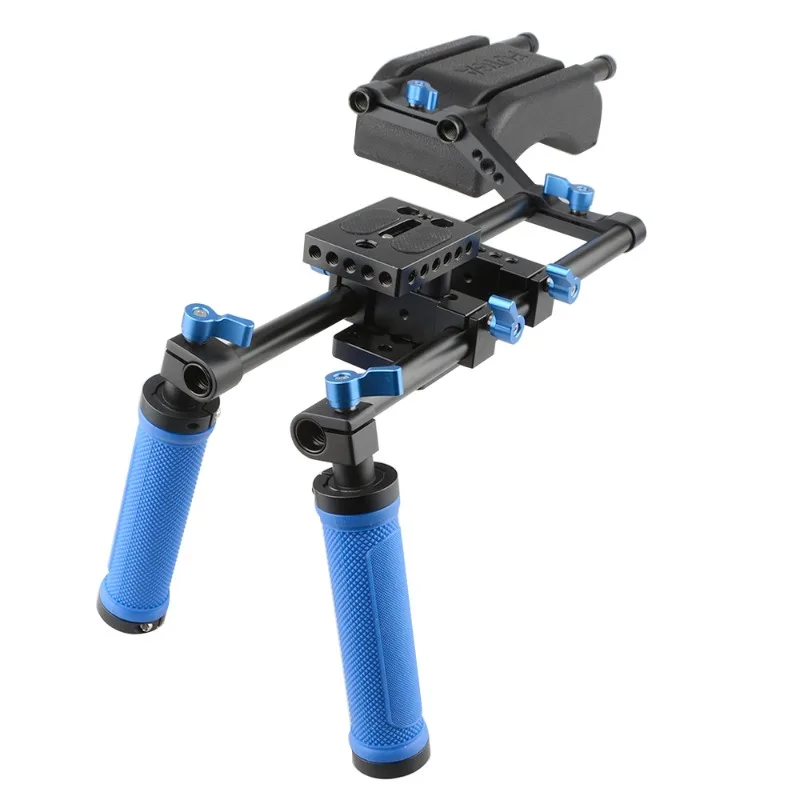 Suitable For Professional Camcorder,Shoulder Mount Shooting Rig With Two Handgrip,Video Camera Stabilizer Accessory