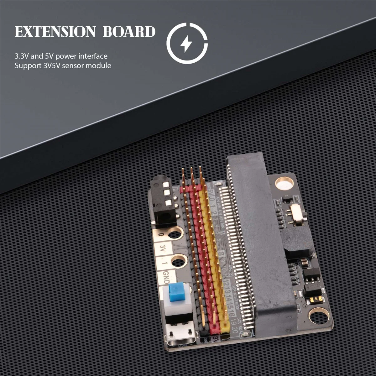 Micro - Bit Expansion Board IOBIT V2.0 with Buzzer for BBC Micro:Bit