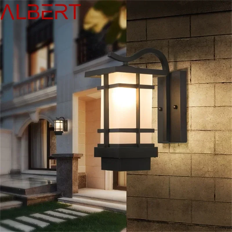 ALBERT Modern LED Wall Light Fixture Outdoor Sconce Waterproof Patio Lighting  For Porch Balcony Courtyard Villa Aisle