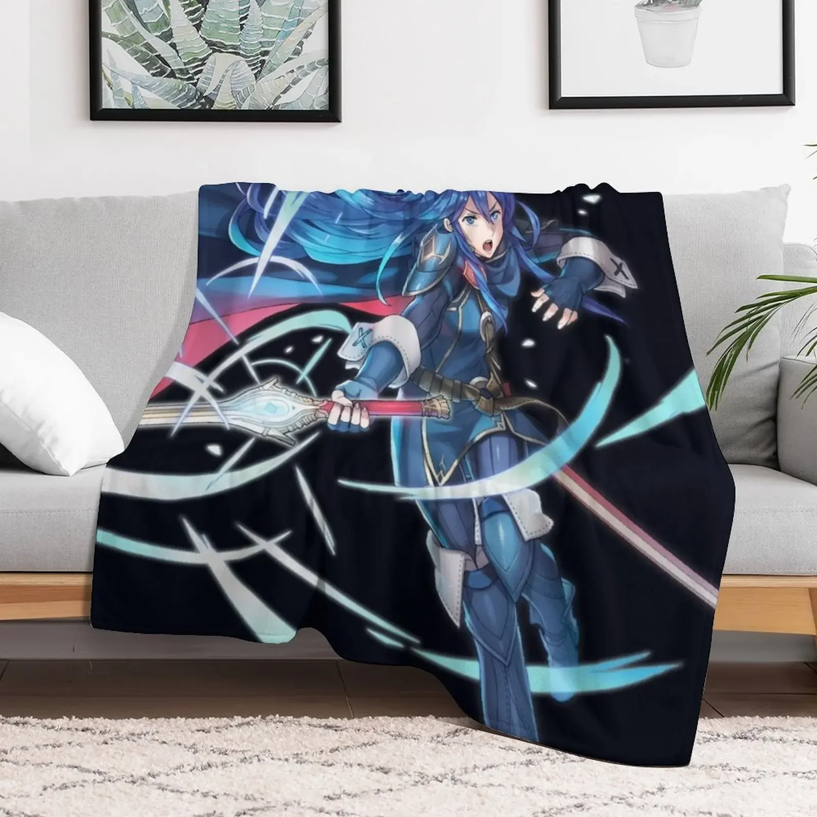 Lucina | Lord Throw Blanket Sofa Throw anime Furrys Blankets