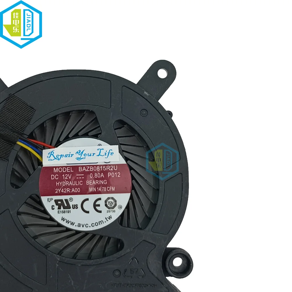 2Y42R CPU Cooling Cooler Fan For Dell Inspiron 5477 7777 AIO Optiplex 7460 7770 7470 7760 All-in-One BAZB0815R2U P012 02Y42R 12V