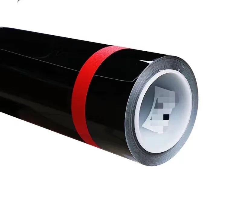 

Factory Direct Sale Price High Quality Gloss TPU Black Vehicle Full Body Wrapping Car Wrap Vinyl Film
