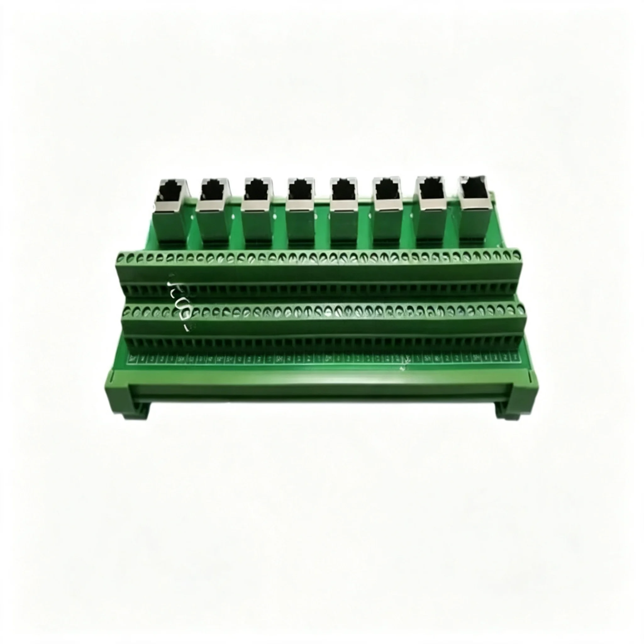 RJ45 Adapter Terminal Board Network Port To Terminal Network Cable Module Frame Guide Rail Installation