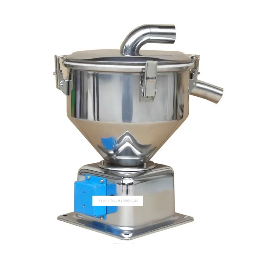 Suction Machine 7.5L Stainless Steel Hopper Feeder Loader Hopper Plastic Material Hopper Injection Auxiliary Machine Accessories