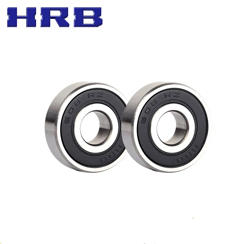 50pcs original HRB bearing 608ZZ 608-2RZ  8*22*7mm R-2280ZZ ABEC-5 miniture ball bearing 608 608RZ 8x22x7 mm