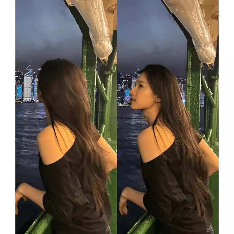 

Сексуальный укороченный топ с открытыми плечами, женская футболка свободного кроя из хлопка ort Sve Splice Thi Summer Faion, китайский Sle